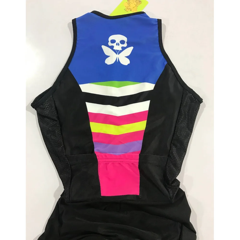 Liv Велоспорт Skinsuit Триатлон женский костюм без рукавов велосипедная одежда комбинезон Боди Комплект Ropa Ciclismo комплект одежда для плавания на открытом воздухе