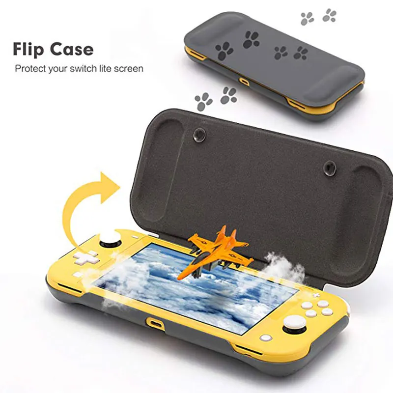 Защитный чехол Switch Lite, нескользящий чехол с защитой от царапин, чехол для игры, кожаный чехол для ПК, чехол для Nintendo Switch Lite, аксессуары для консоли