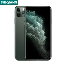 Б/у оригинальный разлоченый iPhone 11 Pro Max 6,5 дюймовых смартфонов уход за кожей лица 64/256 ГБ мобильные телефоны 1 сим-карты мобильные телефоны