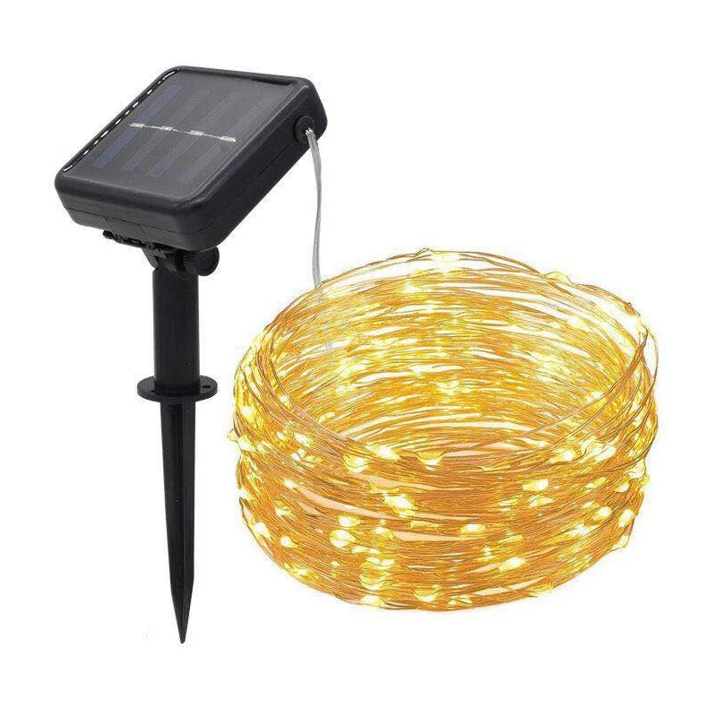 

LED Solar Garden Light LED Copper Wire Light LED Fairy Lamp String Lights Holiday Christmas Party Garland Waterproof Patio Light