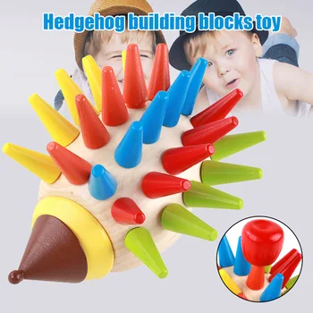 

DIY Magnetic Cartoon Animal Assembly Toy Wooden Building Blocks Children Early Education Toy FJ88