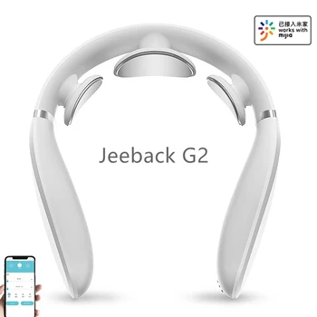 

Work with Mijia APP Electric Pulse Heat Neck Massager Infrared Heating Electromagnetic vibration Neck Massager protector Health
