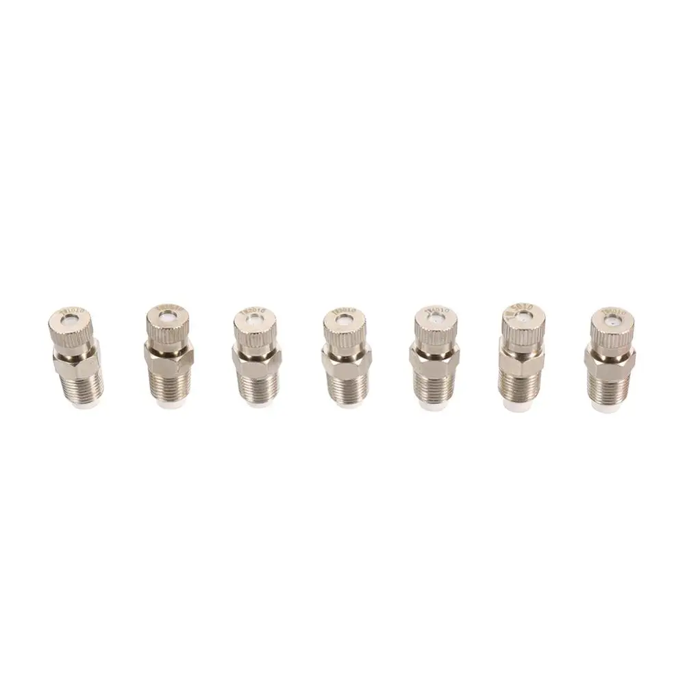 60Pcs Metal High Pressure 1/8" Thread Atomization Nozzles Garden Landscaping Agriculture Watering Coooling Disinfection Nozzles 4