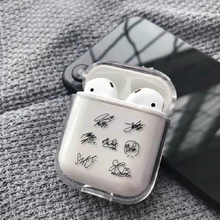 Чехол для наушников Travis Scott Ariana Grande Billie Eilish KPop для Apple iPhone, зарядная коробка для AirPods Pro, жесткий защитный чехол - Цвет: 18