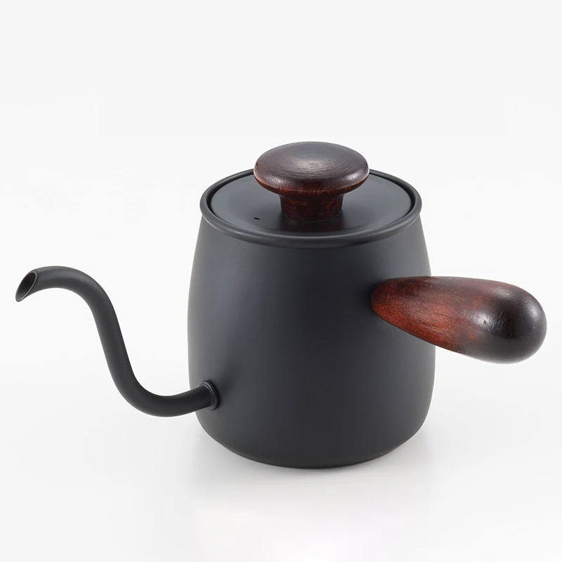 

CAFEDE KONA single drip kettle hand brew gooseneck pot stainless steel 300ml/10 oz spiky spout mini ear hanger long pot