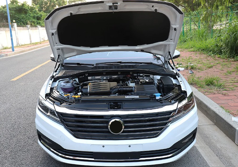 For VW Volkswagen Jetta MK6 2012 2018 Black Front Hood Lift