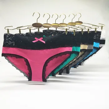 

Alyowangyina 60 Pcs/lot Wholesale Women fashion Cotton Panties Female Underwear Lady panties Girl Briefs