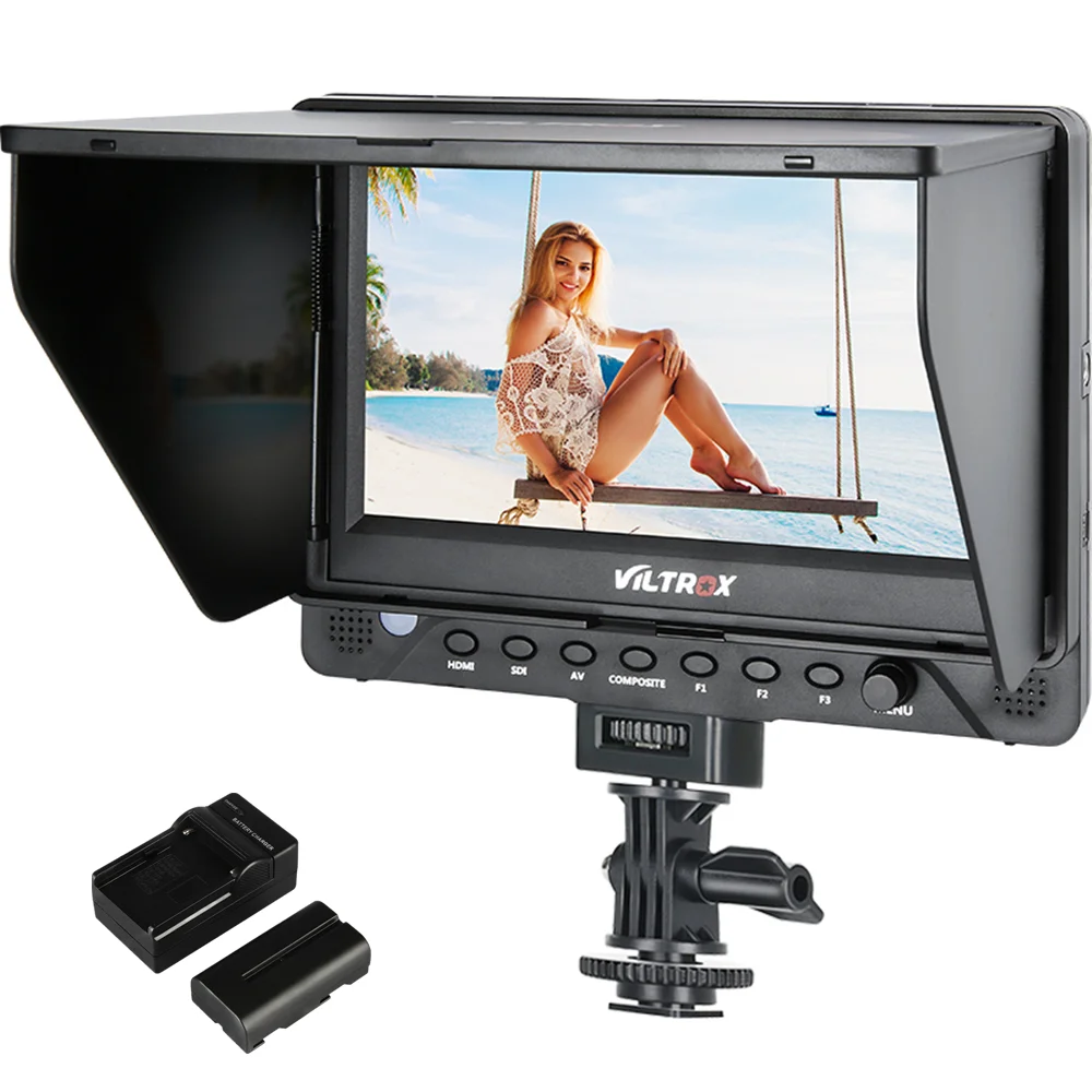 Видео камера Viltrox с клипсой 7 ''HD HDMI/SDI/AV вход ЖК-дисплей дисплей батарея и