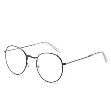 Lunettes d'ordinateur Anti lumière bleue bloquant les lunettes lunettes optiques lunettes UV bloquant le filtre de jeu lunettes rondes CM3447-1