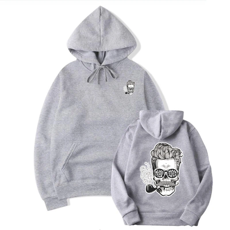 

2019 New brand Hoodie Streetwear Hip Hop Black gray Hooded Men's Hoodies and Sweatshirts Plus Size hoodies