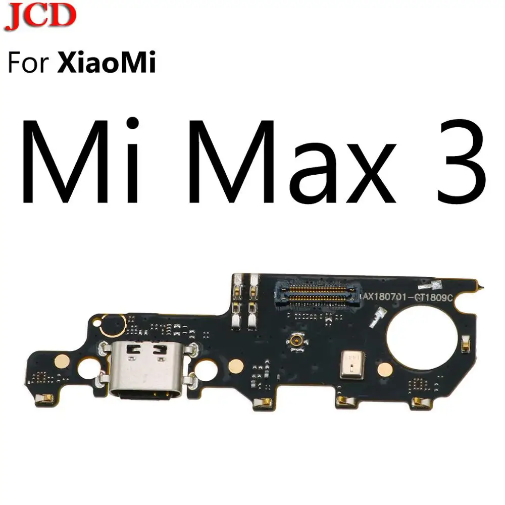 For Xiaomi Mi Max 3 JCD 2 шт. USB Разъем питания Порт док-станция гибкий кабель для Xiao mi для Red mi Note 7 6 5 Pro 6A S2 mi 8 mi x 2S Max 3 2 A2 Lite F1 - Цвет: For Xiaomi Mi Max 3