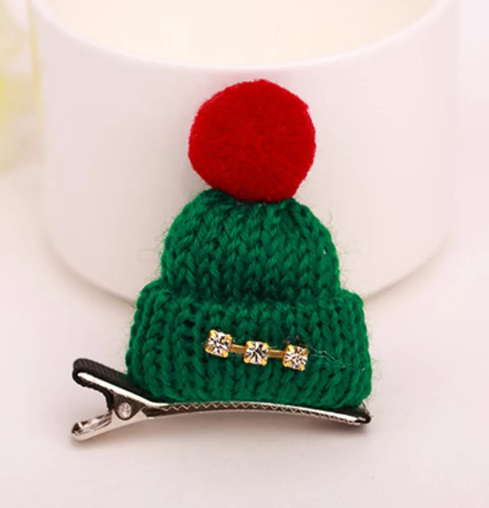 Детские шапки для девочек г. Зимние милые детские для маленьких девочек, детская форма шляпы заколка для волос аксессуары Sombrero infantil - Цвет: Green