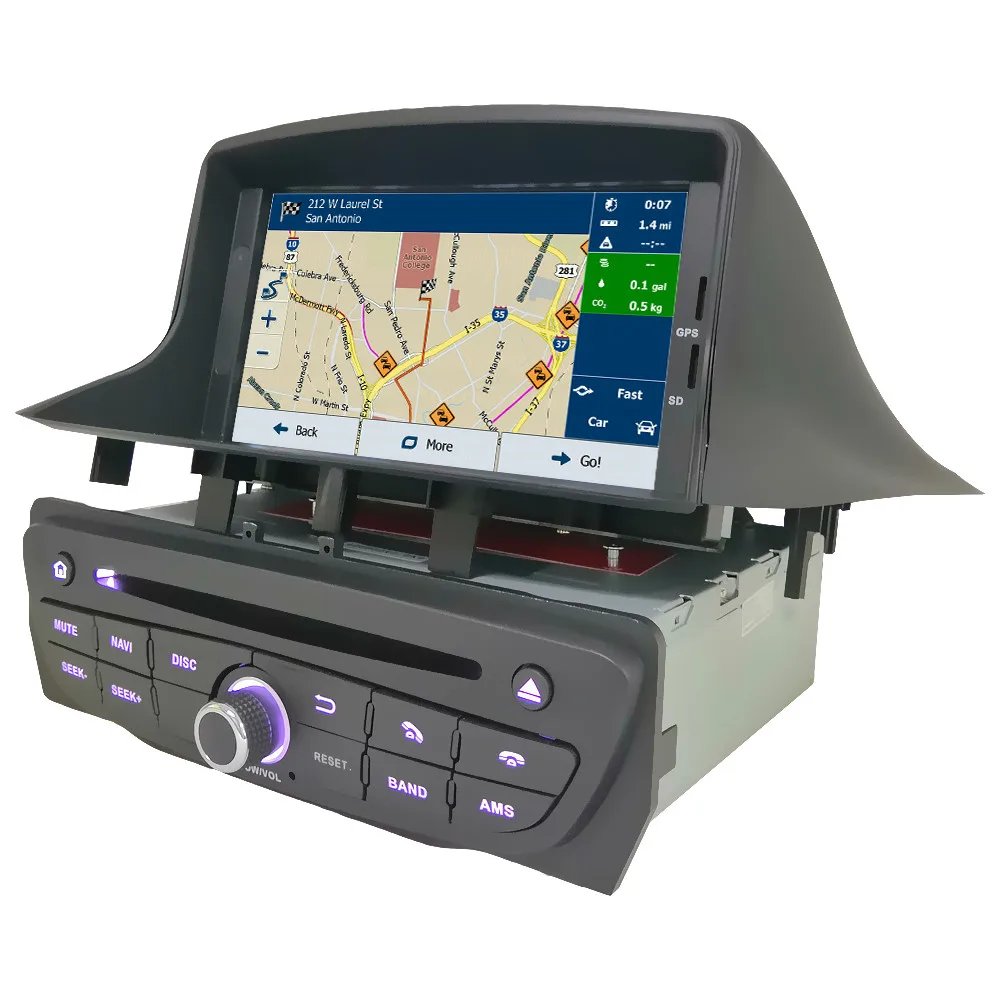 Klyde, 4G, wifi, Android 9,0, четыре ядра, 4 Гб ОЗУ, 64 Гб ПЗУ, BT, автомобильный DVD мультимедийный плеер, радио для Renault Megane III Fluence 2009