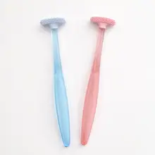 Горячая мягкая щетка для чистки языка, скребок, очиститель, свежая забота, очистка поверхности, дыхание, здоровье языка, щетки для рта, C2M0