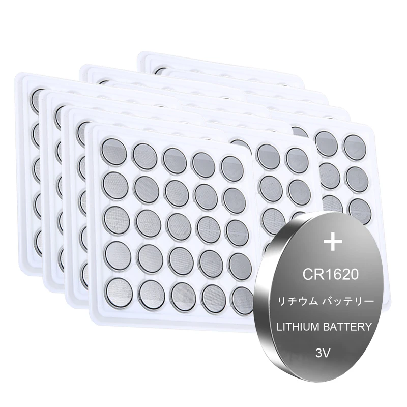 300pcs Original cr1620 DL1620 Button Coin Cell Batteries For Watch 3V