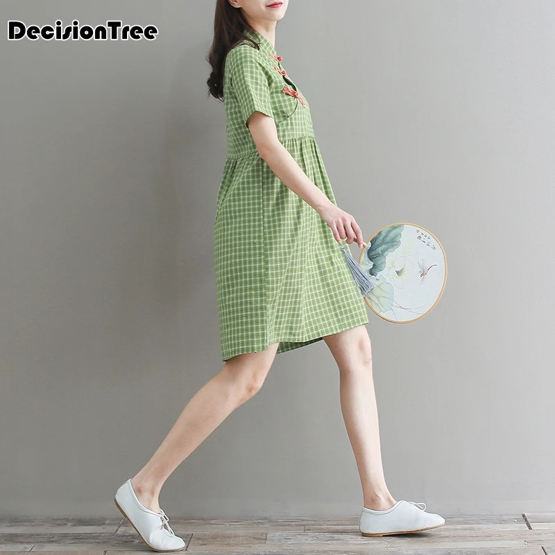 Китайское платье cheongsam qipao женское вечернее платье элегантное платье cheongsam китайское хлопковое и льняное платье qipao