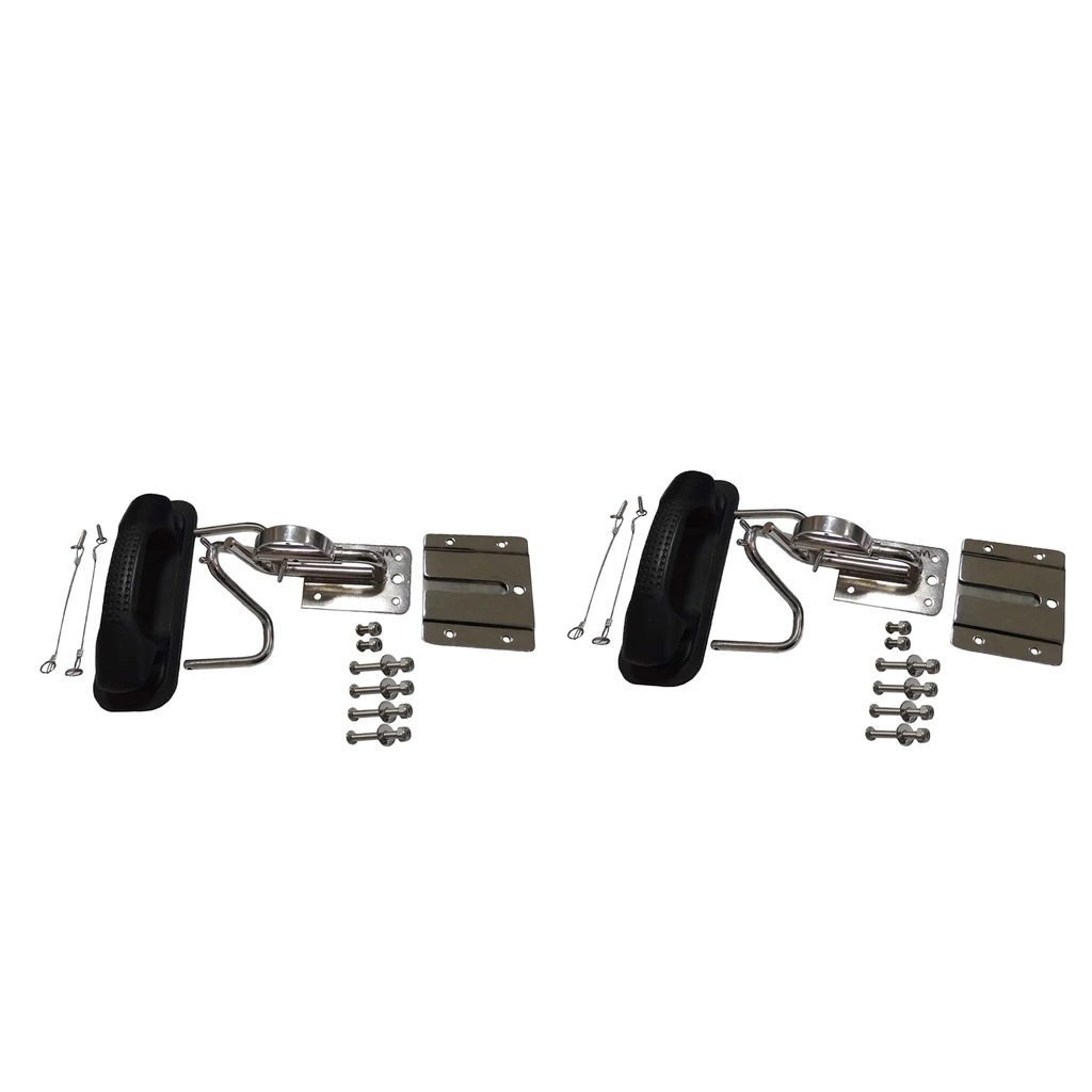 

2x Snap Davits for inflatable boat swim platform w Quick release Extended