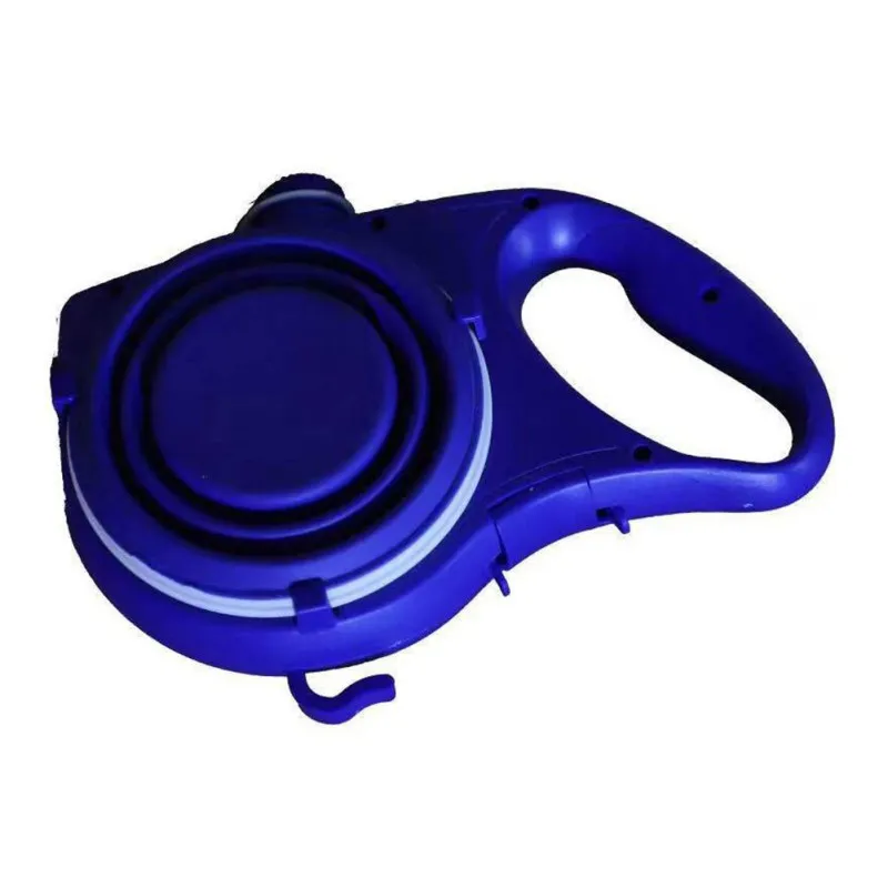 

4In1 Multifunctional Pet Dog Outgoing Retractable Leash With Foldable Water Bottle Snack Holder Litter Bag Container