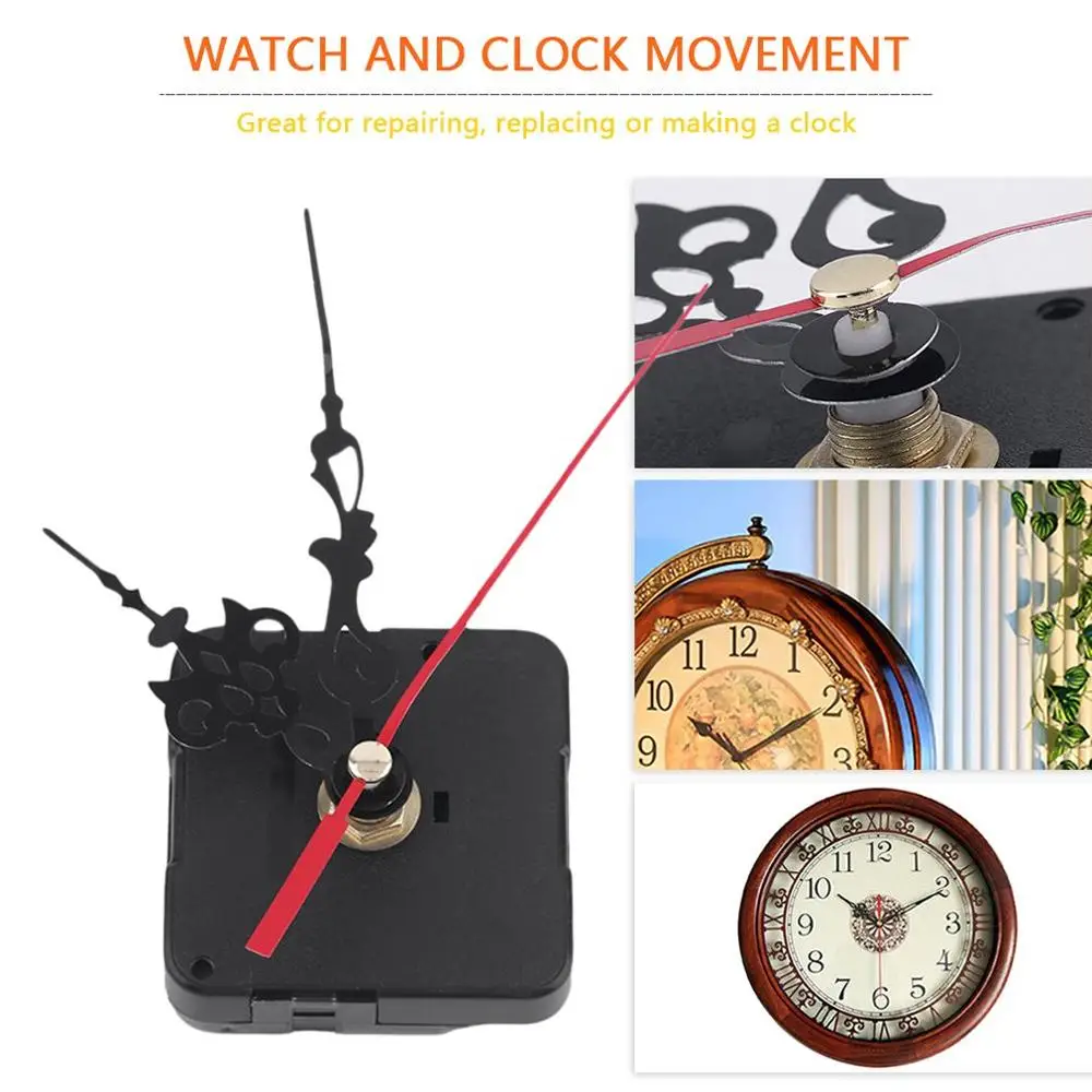 

Professional And Practical Quartz Wall Clock Movement Mechanism DIY Repair Tool Parts Kit with Blue Hands