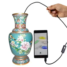 Беспроводной Эндоскоп осмотр wifi бороскоп Бороскоп 5 М камера 5 м OTG 5,5 мм водонепроницаемый