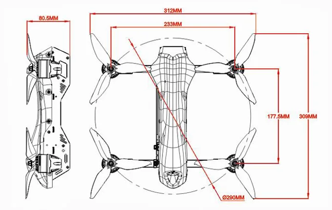 Tarot TL4A02 RFT гоночные дроны самый крутой FPV