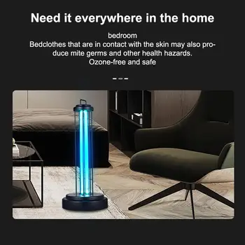 

Third Gear Portable Energy Conservation UVC Sterilizer Light UV Disinfection Lamp Germicidal Lamp Anti Virus Lamp Ozone Bulb