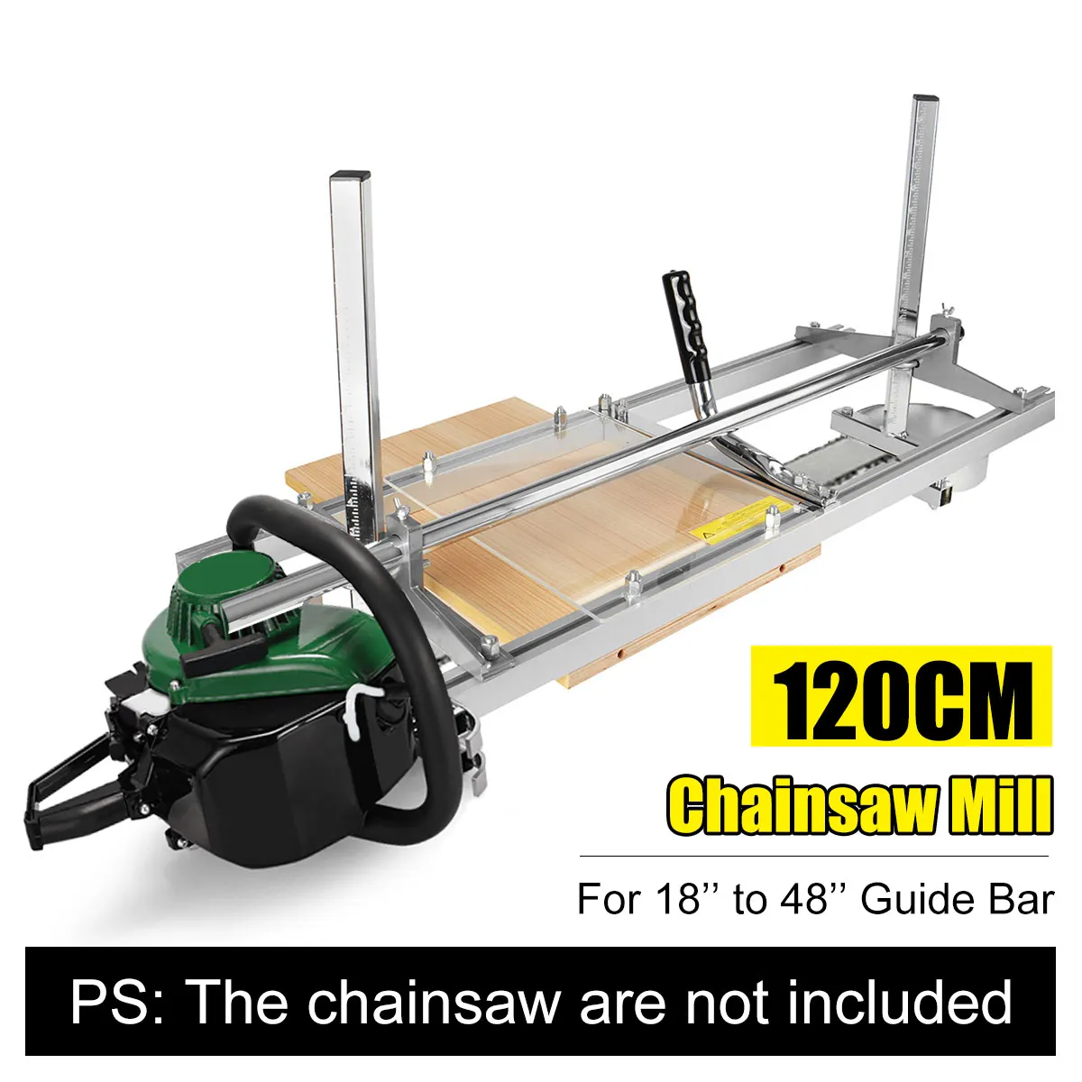 New Portable Chainsaw mill 48" Inch Planking Milling 18" to 48" Guide Bar Rack 