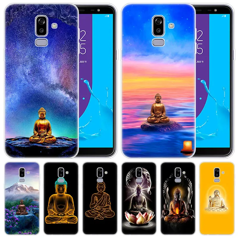 Роскошный мягкий силиконовый чехол религиозный Будда для Samsung Galaxy J8 J7 J6 J4 J2 2018 Core J3