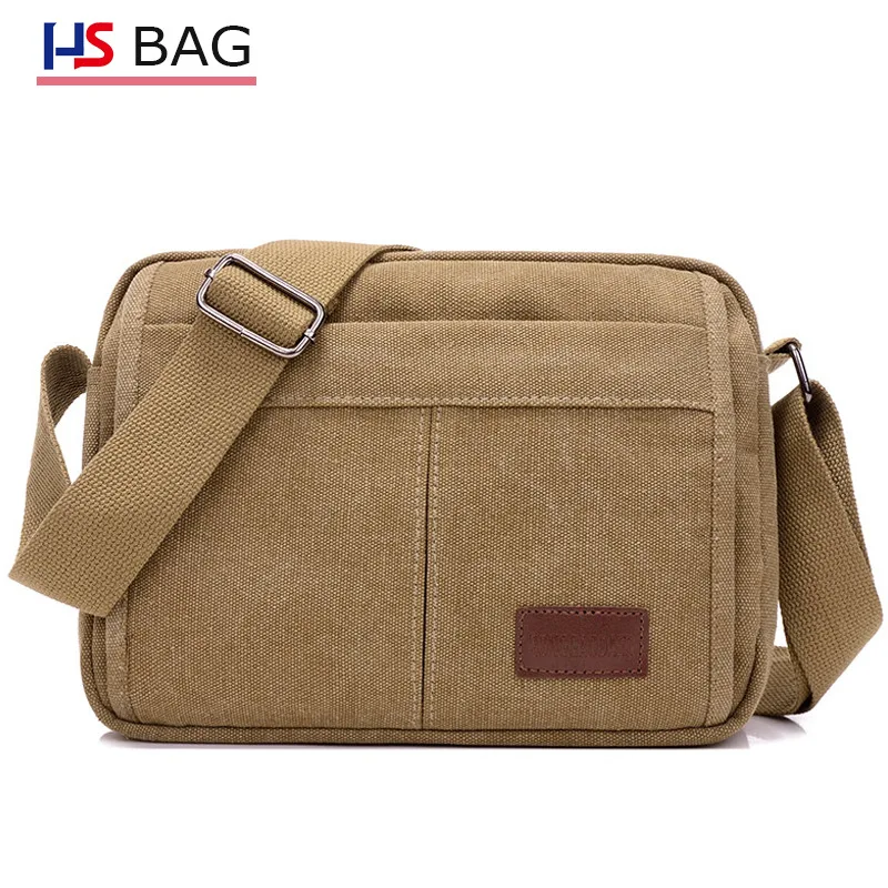 

2018 New Style Canvas Single-shoulder Bag Korean-style Waterproof Canvas Messenger Bag Cross Border for Large-Volume Single-shou