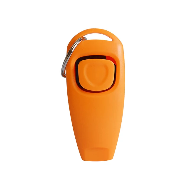 siflet pour chien d'entraînement pour chien 2 en 1, carte de réponse, Guide d'assistance avec porte-clés – Image 4
