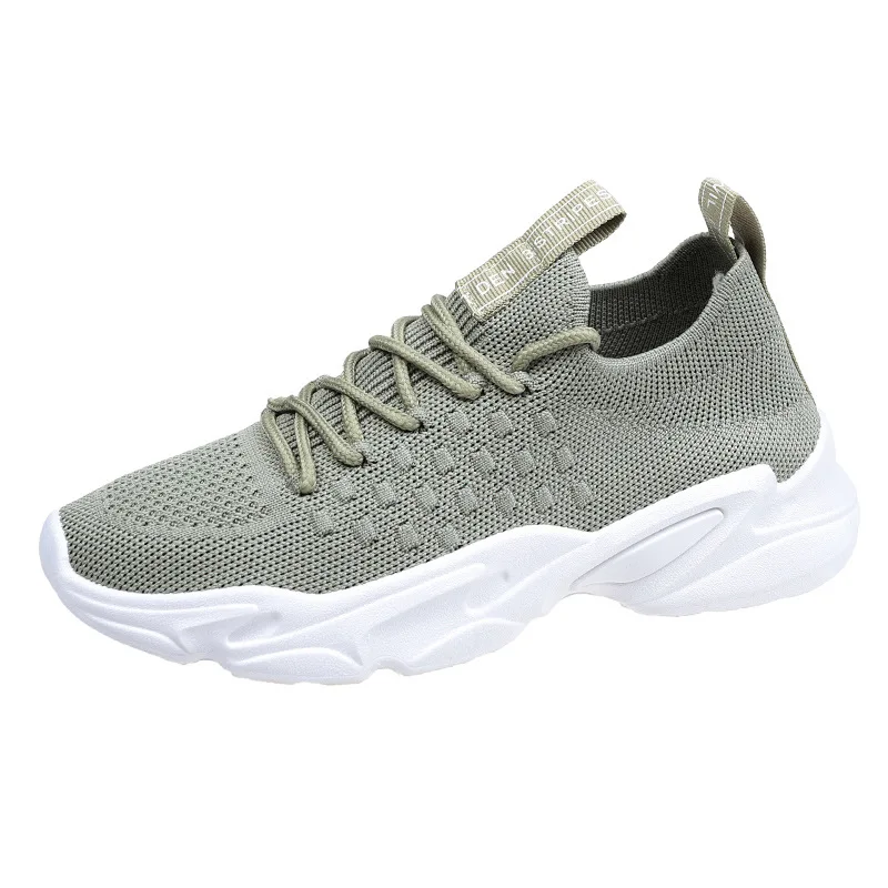 

Fujin Chunky Sneakers Women 2020 Spring Round Toe Fashion Thick Bottom Breathable Shallow Elevated Causal Mesh Lace Women Shoes