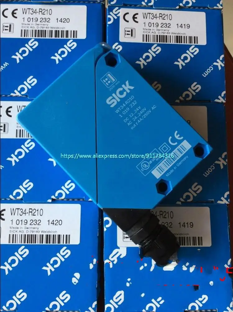 

100% Новый оригинальный Wesk больных оптический переключатель WT34-R210 No деталя. 1019232