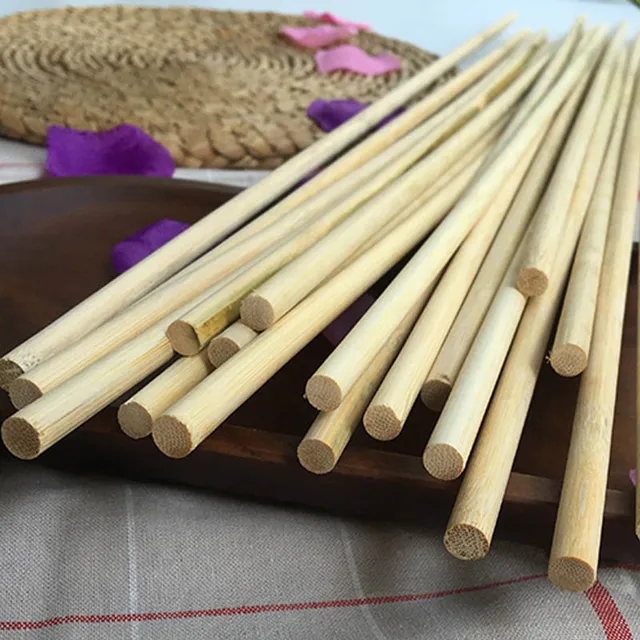 50pcs 23.5'' Bamboo Wood Skewers BBQ Tornado Skewer Large Natural Wood  String Spiral Potato Skewers BBQ Accessories 60cm x 8mm