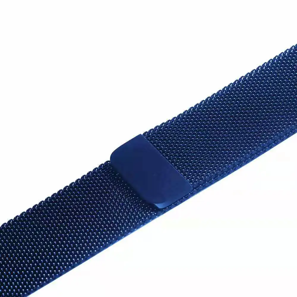 20 мм Миланская петля ремешок для samsung gear Sport/Galaxy Watch Active/Active 2 40 мм 44 мм ремешок из нержавеющей стали для женщин и мужчин - Цвет ремешка: Blue