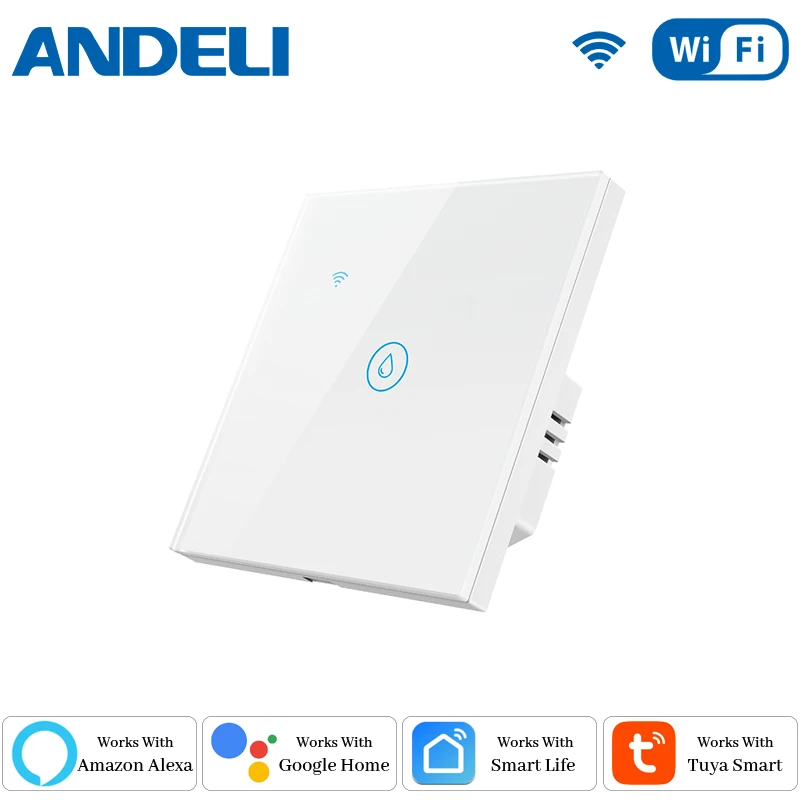 WiFi Smart Boiler Switch Water Heater Life Tuya APP Remote Control Alexa Echo Google Home Voice UK/EU Standard | Обустройство дома