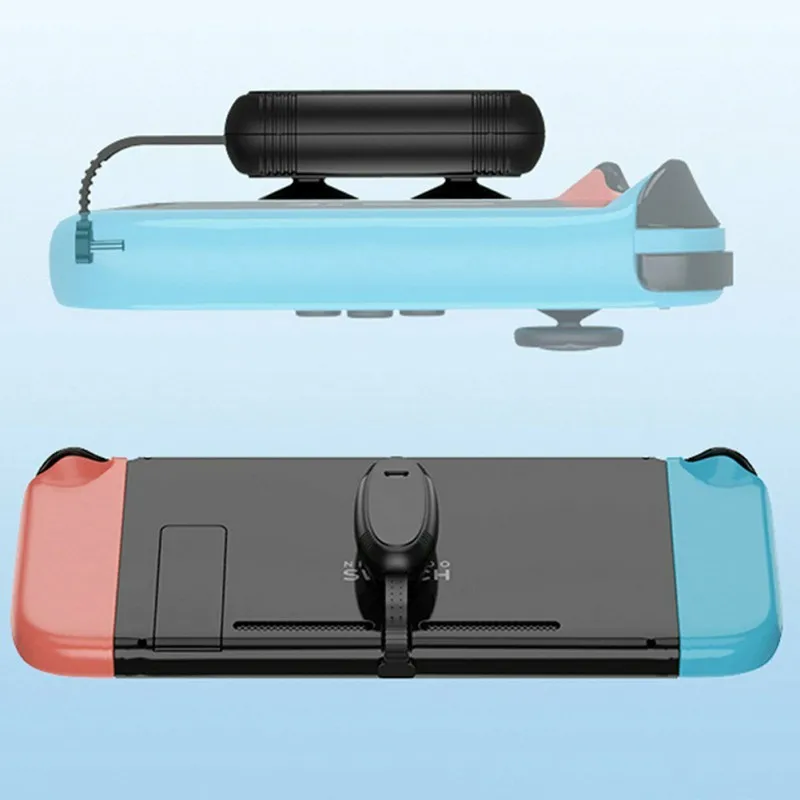 Разъем преобразователя для зарядки с контроллером Type C присоской 2 в 1 OTG адаптер