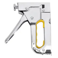 Руководство для степлера пистолет для ногтей сверхмощные ногти на руках пистолет Деревообработка с мебельным комплектом гвоздей инструмент для заклепок снасти серебро