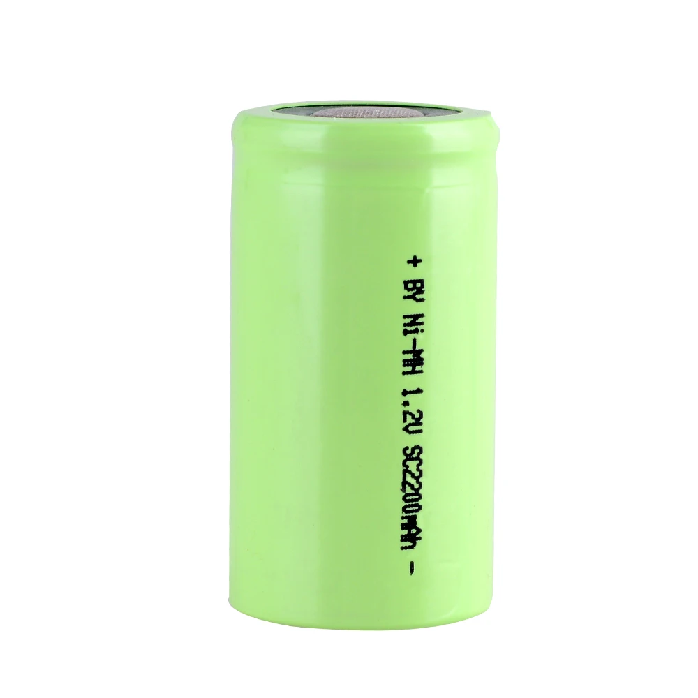 2 шт./лот SC батарея 1 v батареи перезаряжаемые 2200mAh Ni-MH электроинструменты akkumulator |