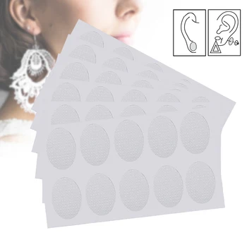 

60pcs/6 sheets Ear Support Patches Ear Lobe Support Patches Anti - Rips/Tears Relieve Strain From Heavy Earrings