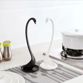 

Creative Swan with Tray-Vertical Type Ladel Multi Purpose Kitchen can ju shao Long Handle Ladel OPP Bag