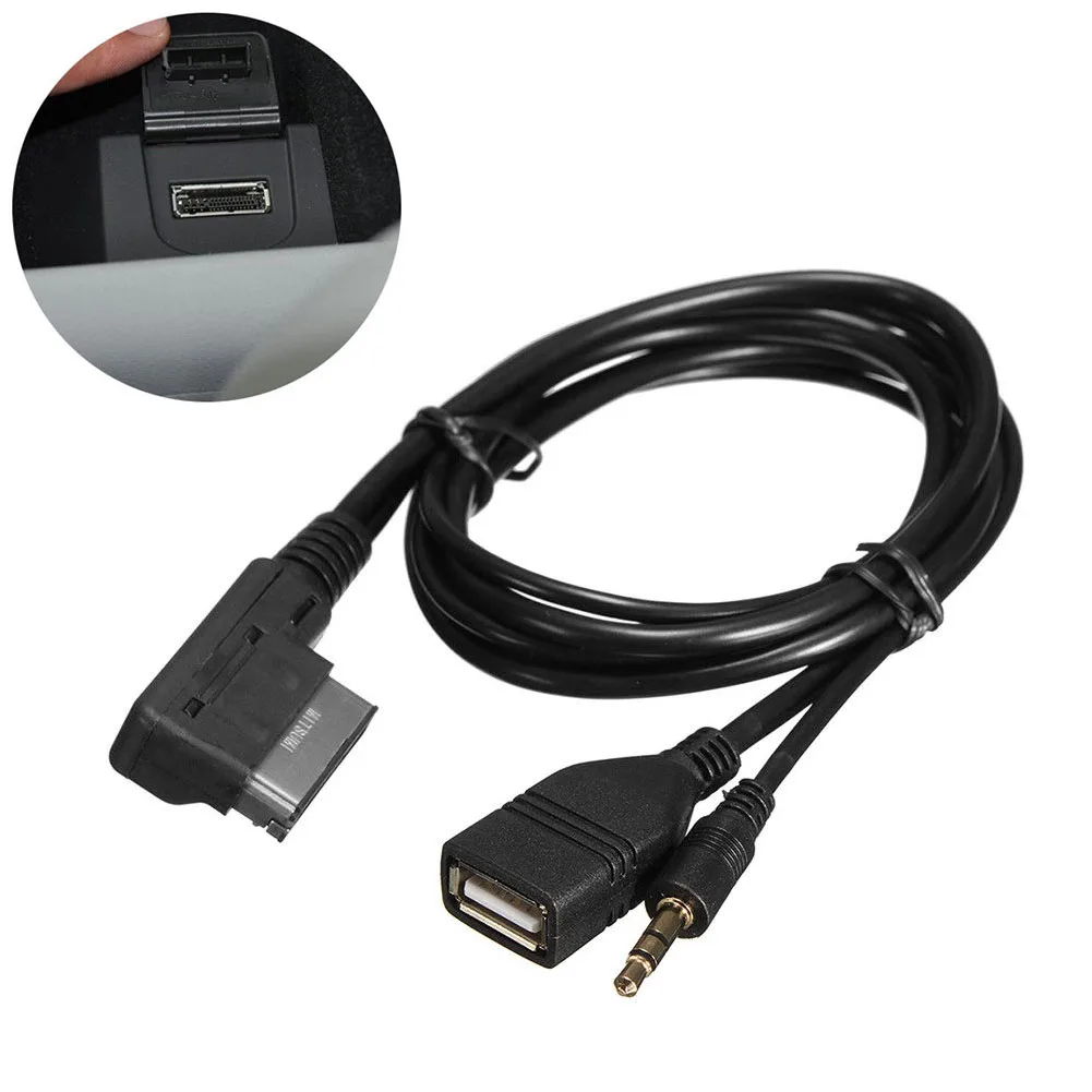 

AMI Black MMI MDI Adapter Accessories USB Charger Music Interface