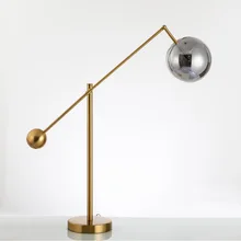 Современный европейский Регулируемый Железный Настольный светильник, Современный дизайнерский модельный светильник для спальни, гостиной, кабинета, рабочий Настольный светильник