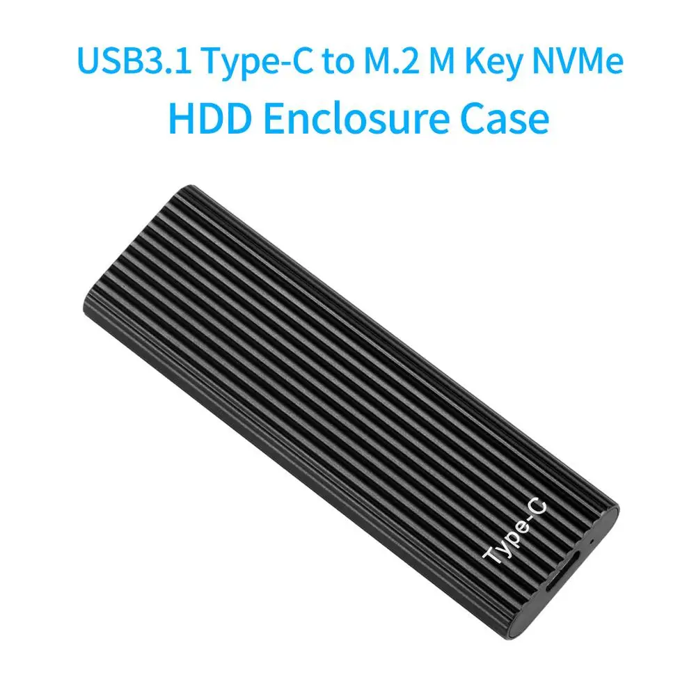 USB3.1 type-C к M.2 M ключ NVMe PCI-E 10 Гбит/с SSD Box/type C M2 NGFF SATA B Ключ 6 Гбит/с HDD корпус чехол 2 кабеля поддержка ТБ - Цвет: for M Key NVME