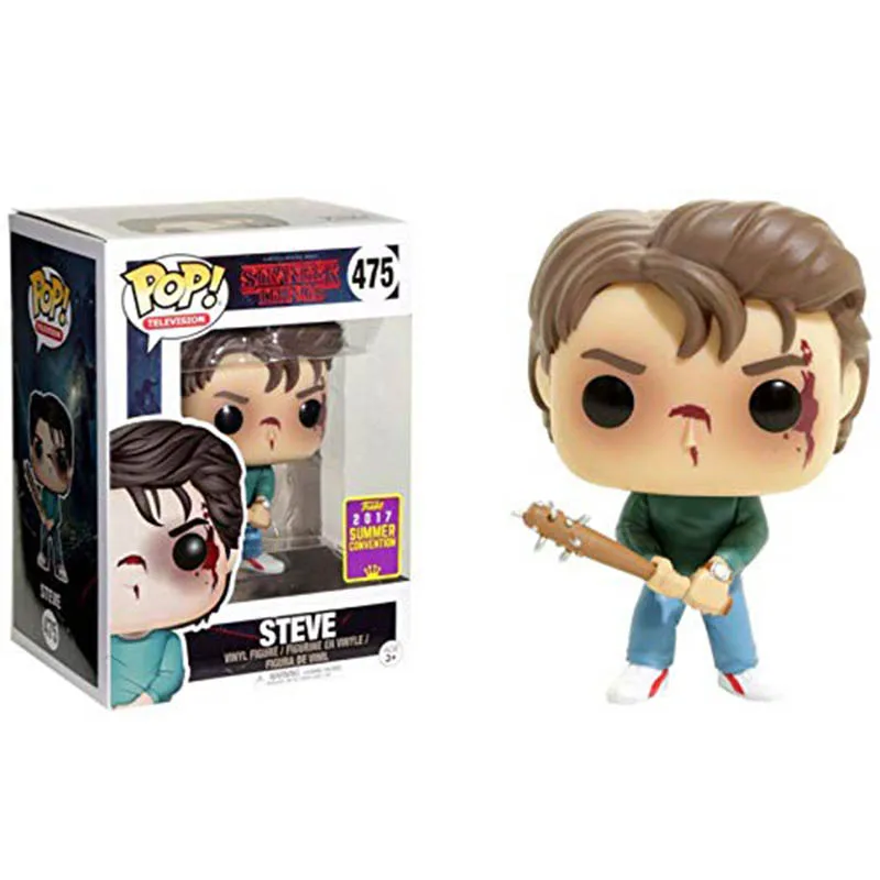 with box Funko pop Stranger Things Eleven Demogorgon Hopper Jonathan Nancy Brenner Joyce Фигурки Коллекционная модель игрушки с коробкой - Цвет: with box