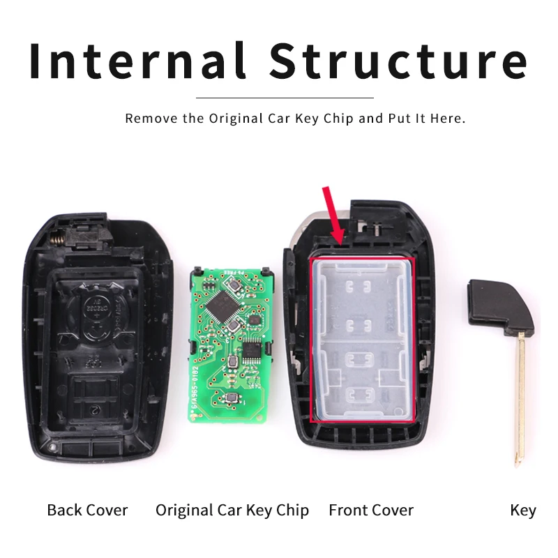 2008-for Toyota Land Cruiser 200 Prado 150 LC200 LC150 remote control key shell upgrade 2/3/4 button accessories key case key case,car key shell