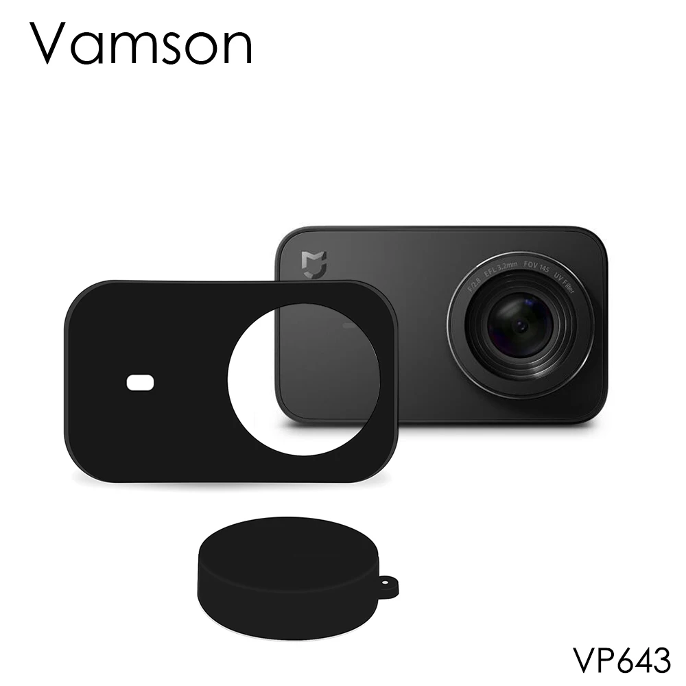 Vamson для MIJIA Мягкий силиконовый чехол Защитный корпус для камеры Mijia xiaomi 4K аксессуары VP643