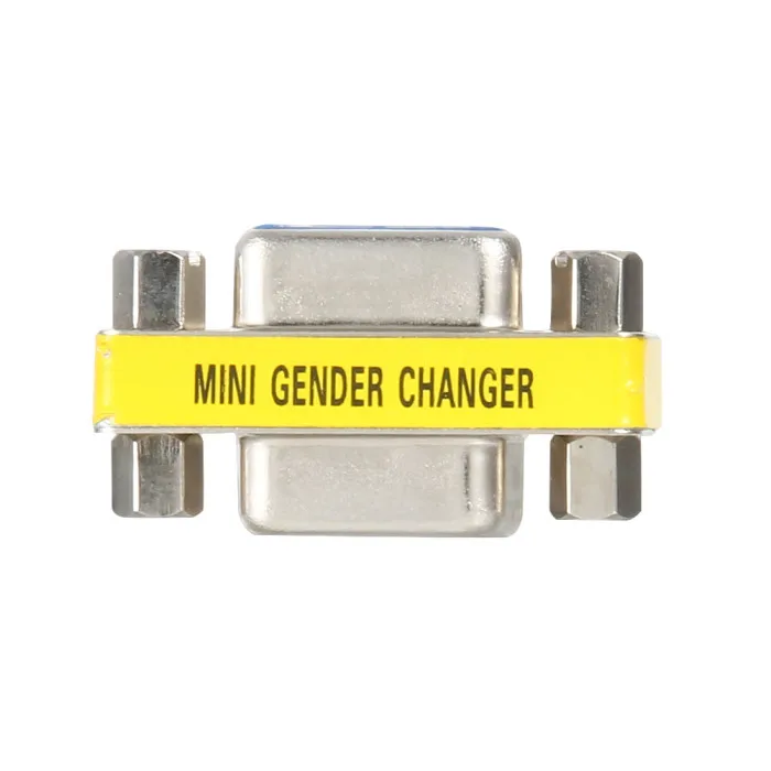 2 шт. 15 Pin HD VGA/SVGA женский пол Бендер Changer адаптер конвертер Swap LHB99