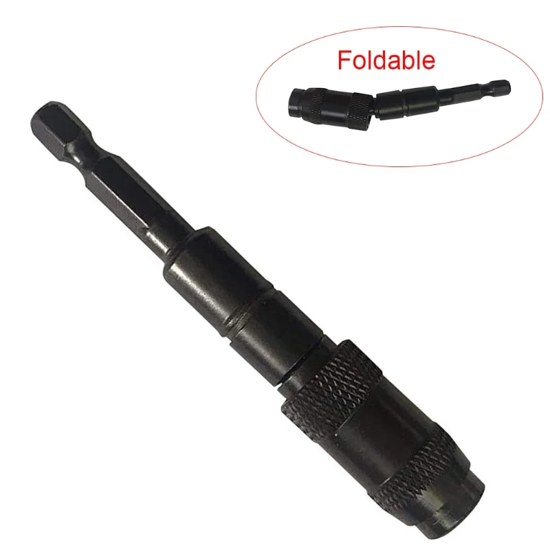 

1/4\" Magnetic Screw Drill Tip Extensions Tool Quick Change Locking Bit Holder