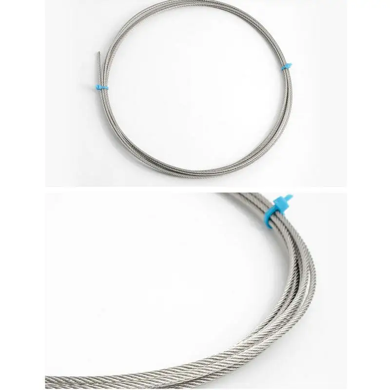 SS304 stainless steel wire rope cable 1X7 Structure 0.4-3MM Diameter and 7x7 Structure 0.6-8MM Diameter Wire Rope Cable (4)