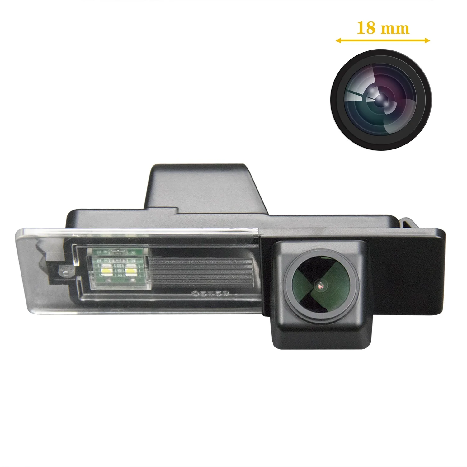 

Misayaee Free Filter HD 1280 * 720P Car Rear View Camera Plate Light for BM W 1 Series 120i E81 E87 F20 135i 640i Mini Countrym